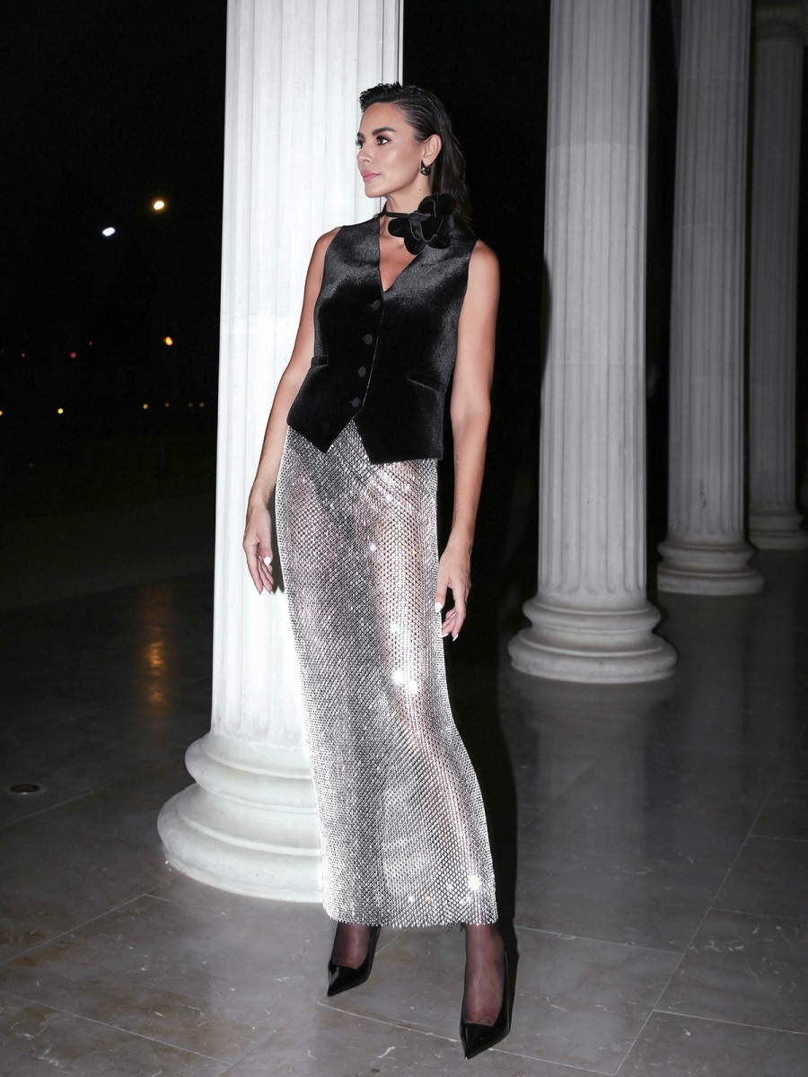 CRYSTAL MESH SKIRT