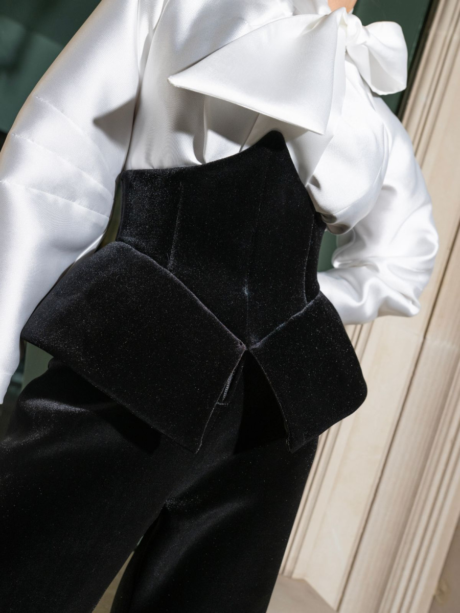 BRIELLA VELVET CORSET