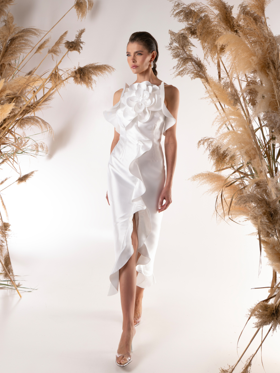 FLEUR MIKADO DRESS